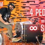 MY BASSDRUM SPEED RECORD - PLAYING 4 PEDALS AT ONCE 400 BPMS
